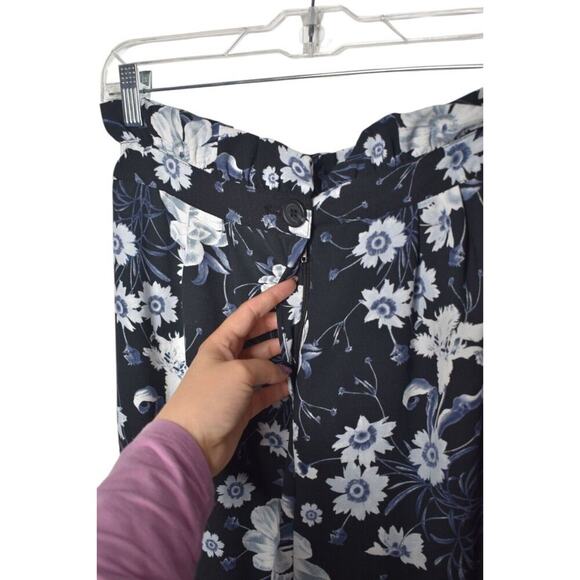 Who What Wear Womens Floral Wide Leg Pants 4 Whimsigoth Boho Cottagecore Spring - Picture 5 of 9
